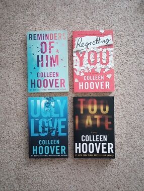 Reminders Of Him Regretting You Ugly Love Too Late Colleen Hoover Books Bundle